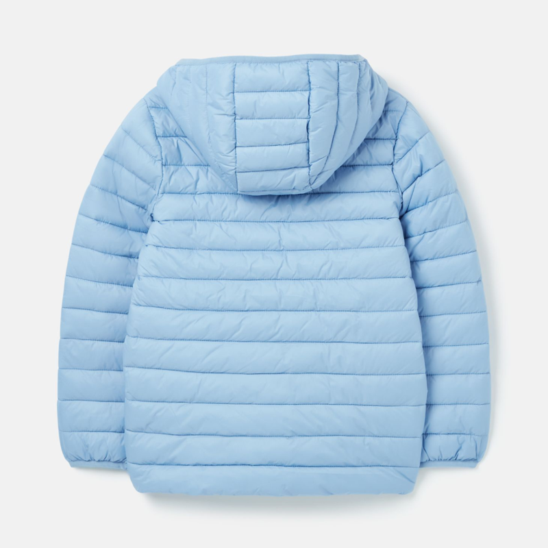 Joules Kinnaird Colourblock Showerproof  Recycled Packable Jacket - Blue Rainbow-2